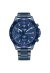 Tommy Hilfiger Bank Multifunktionsuhr Blau Edelstahl 1791720
