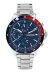 Tommy Hilfiger Bank Multifunktionsuhr Blau Edelstahl 1791718
