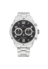 Tommy Hilfiger Blaze Multifunktionsuhr Silber Edelstahl...