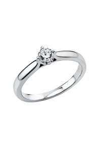 Solitärring 1E236 aus 95 Karat Platin mit Diamant...