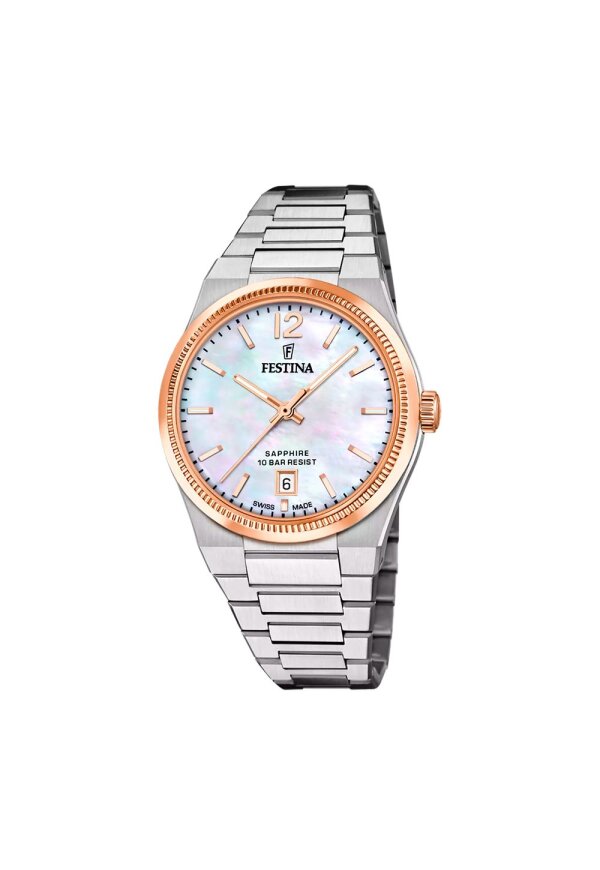 Festina Swiss Made Damenuhr Rivé F20066
