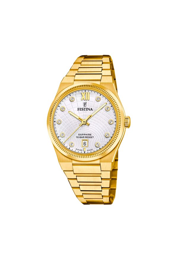 Festina Swiss Made Damenuhr Rivé F20058