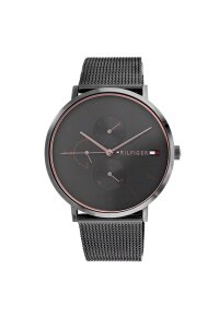 Tommy Hilfiger Jenna Multifunktionsuhr Grau Milanaise...