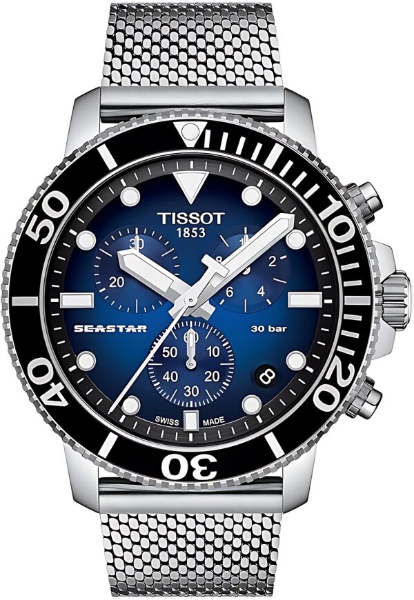 Tissot Seastar 1000 Chronograph Blau Edelstahl T120.417.11.041.02