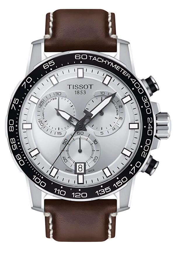 Tissot Supersport Chronograph Silber Leder T125.617.16.031.00