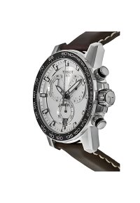 Tissot Supersport Chronograph Silber Leder...