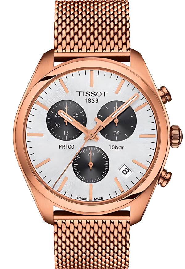 Tissot PRC 200 Chronograph Schwarz PVD Edelstahl T101.417.33.031.01