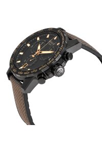 Tissot Supersport Chronograph Schwarz PVD Textil...