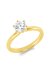 Solitärring 1JW93 aus 18 Karat Gelbgold mit Diamant 1,00 ct