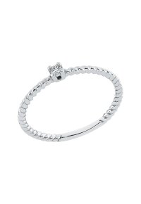 Solitärring 1GH56 aus 18 Karat Weißgold mit...