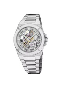 FESTINA SWISS MADE HERREN UHR AUTOMATIK F22006 EDELSTAHL...