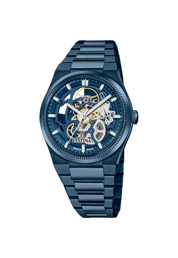 Festina Swiss Made Rivé Sq Herren Automatikuhr F20071/1