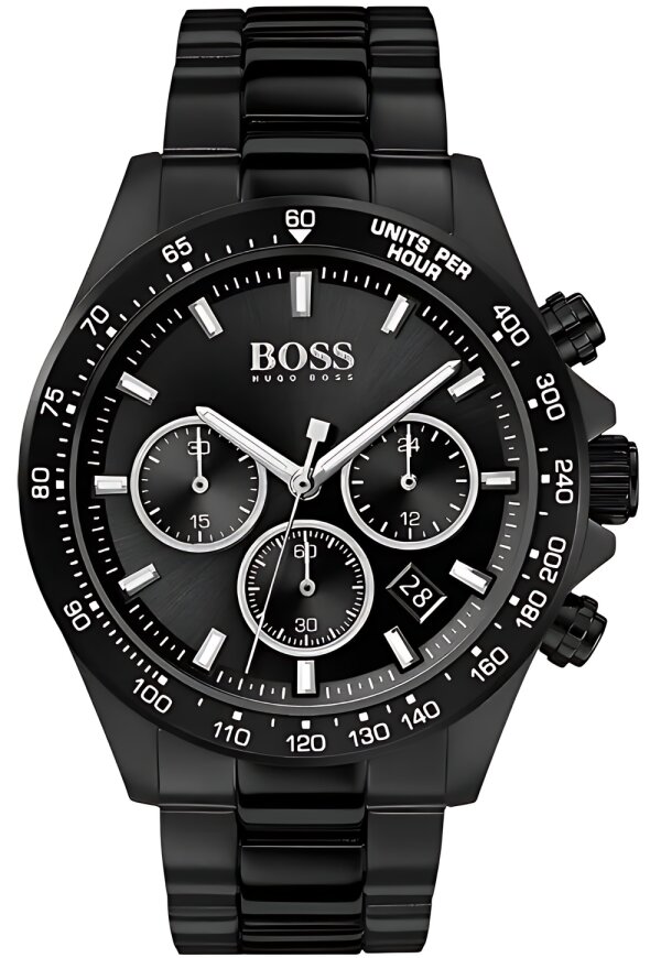 Hugo Boss Hero Chronograph Schwarz Edelstahl HB1513754