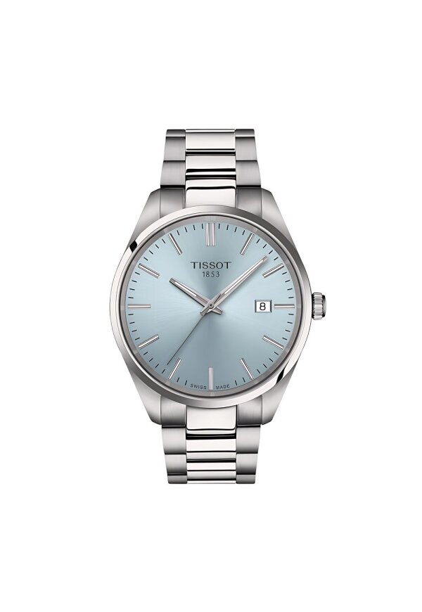 Tissot PR 100 40 mm Swiss Made Quarzuhr Eisblau T150.410.11.351.00