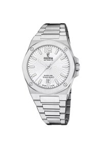 Festina Swiss Made Herrenuhr Automatik F22004 Edelstahl...