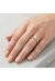 Solitärring 1EY03 aus 18 Karat Gelbgold mit ovalem Diamant 0,30 ct