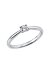 Solitärring 1X683 aus 14 Karat Weißgold mit Diamant 0,20 ct