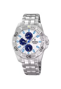 Festina F20445 Herren-Multifunktionsuhr Blau-Silber...