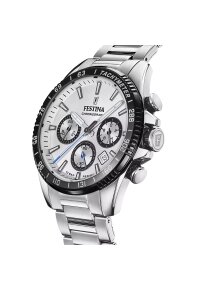 Festina Timeless Chronograph Herrenuhr Silber Edelstahl...