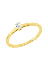 Solitärring 1KG24 aus 18 Karat Gelbgold mit ovalem...