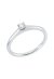 Solitärring 1KE51 aus 18 Karat Weißgold mit Diamant im Brillantschliff 0,18 ct