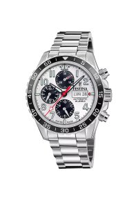 Festina Swiss Made Automatik Herrenuhr Schwarz-Weiß...