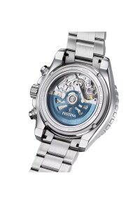 Festina Swiss Made Automatik Herrenuhr Schwarz-Weiß...