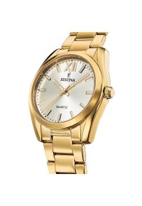 Festina Boyfriend Damenuhr Champagner Gold Edelstahl...