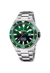 Festina Herrenuhr Grün Edelstahl Saphirglas F20663/2