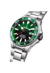 Festina Herrenuhr Grün Edelstahl Saphirglas F20663/2