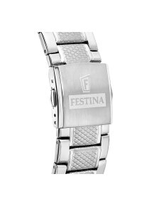 Festina Timeless Chronograph Herrenuhr Weiß Edelstahl F20668/1