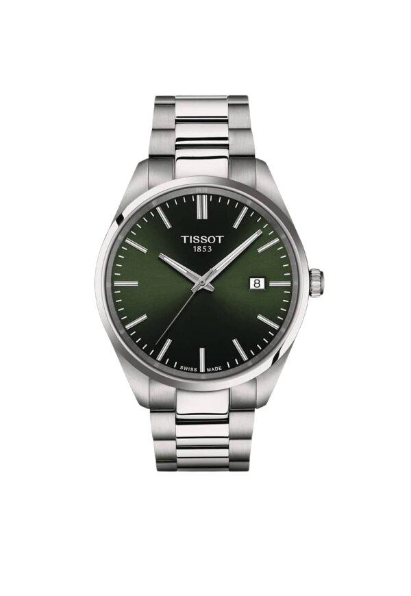 Tissot PR 100 40mm Silber Grün Unisex