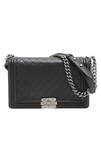 CHANEL Boy Flap A92193 Quilted Lambskin Schwarz