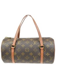 Louis Vuitton Papillon 26 Monogram Canvas Handtasche Braun