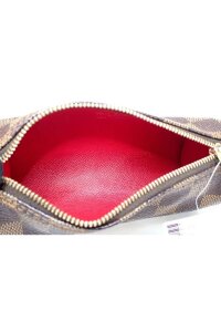 Louis Vuitton Papillon Pochette N51380 Damier Ebene Mini Braun
