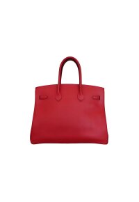 Hermès Birkin 35 Epsom Leder Rot Palladium Hardware 2014