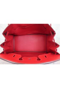 Hermès Birkin 35 Epsom Leder Rot Palladium Hardware 2014