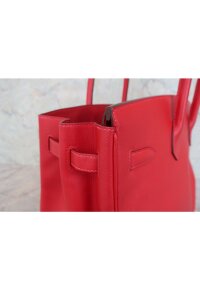 Hermès Birkin 35 Epsom Leder Rot Palladium Hardware 2014