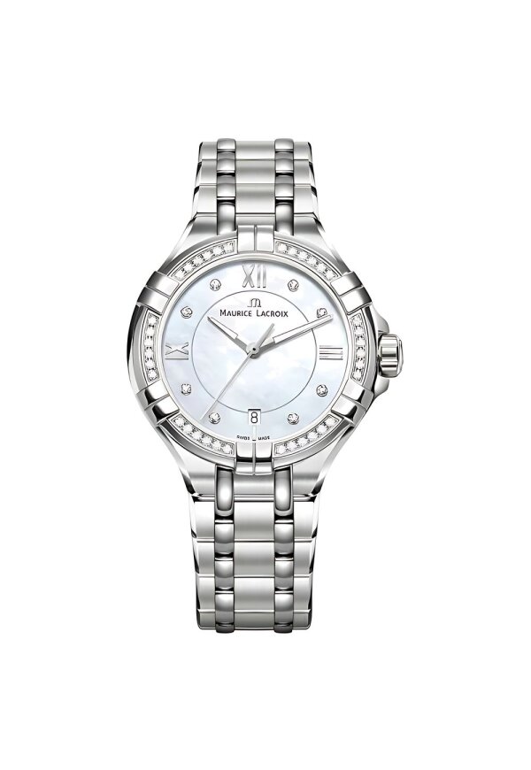 Maurice Lacroix AIKON Ladies Diamonds 35 mm Perlmutt AI1006-SD502-170-1