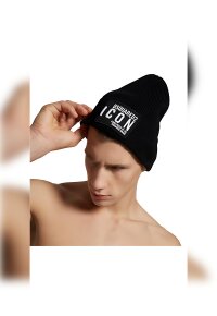 Dsquared2 ICON Wintermütze Schwarz Unisex