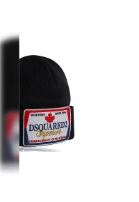Dsquared2 Superior Logo Wintermütze Schwarz Unisex