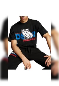 Dsquared2 D2 x OVO T-Shirt Schwarz Herren