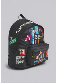 Dsquared2 Traveller Patch Rucksack mit Print
