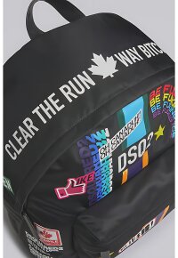 Dsquared2 Traveller Patch Rucksack mit Print