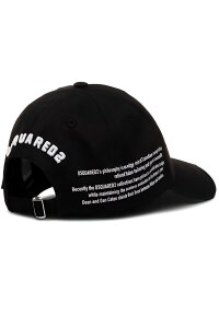 Dsquared2 Embroidered Baseball Cap Schwarz Unisex