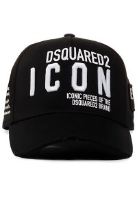 Dsquared2 Embroidered Baseball Cap Schwarz Unisex