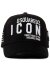 Dsquared2 Embroidered Baseball Cap Schwarz Unisex