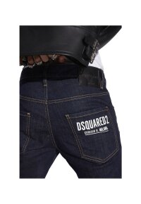 Dsquared2 Dark Rinse Skater Jeans in blau