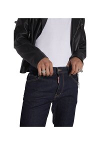 Dsquared2 Dark Rinse Skater Jeans in blau