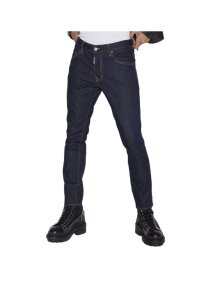 Dsquared2 Dark Skater Jeans Herren Blau Washed Designer...
